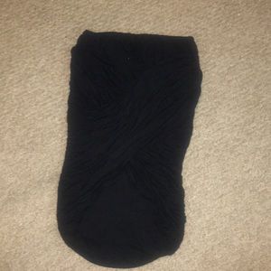 Stretchy Black Midi Skirt